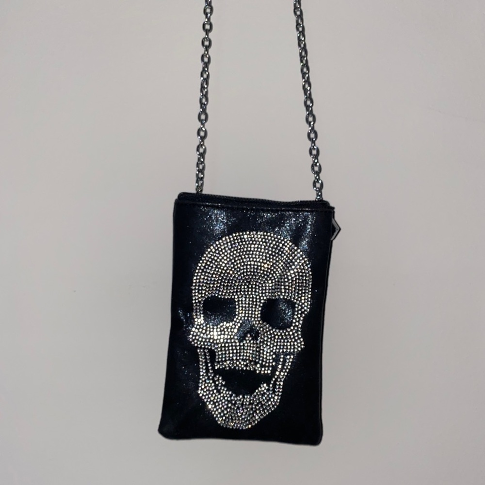 Boutique skull crossbody bag